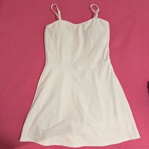 Like new Alo white athletic dress with shorts size M